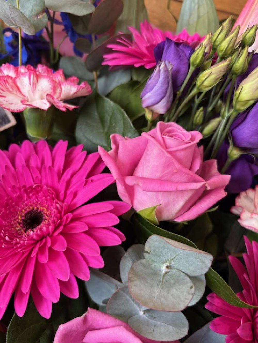 Designer's Choice Pink and Purple Bouquet Product Image