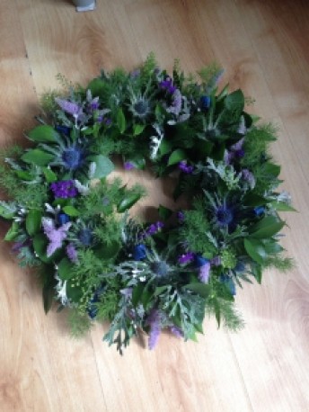 Open Thistle Wreath