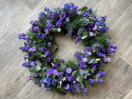 Open Thistle Wreath